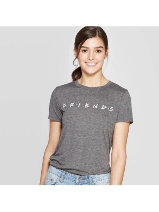 FRIENDS Tops - Friends Vintage Graphic Gray Short Sleeve Tee